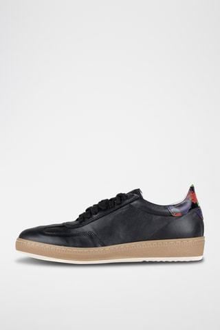 Baskets en cuir Monnia - Noir et multicolore