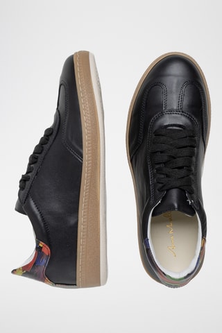 Baskets en cuir Monnia - Noir et multicolore