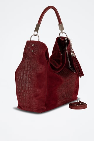 Cabas en cuir Allessandra - Bordeaux