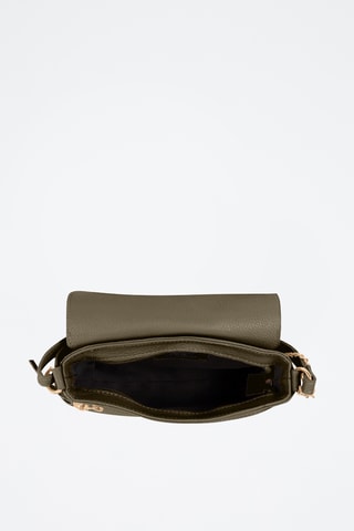Sac bandoulière métallisé en cuir Lola - Vert