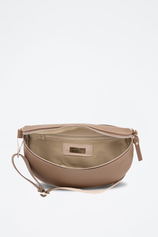 Sac banane en cuir Berenice - Marron
