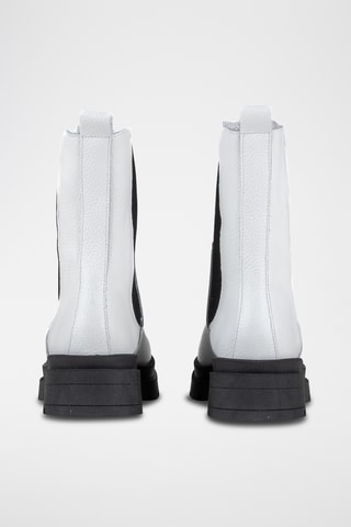 Bottines Chelsea en cuir Letta - Blanc