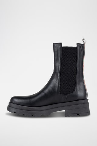 Bottines Chelsea en cuir Loria - Noir