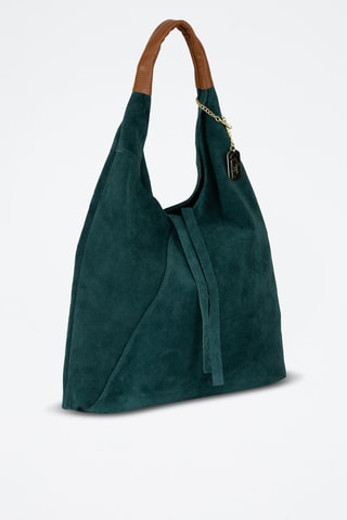 Cabas en cuir Eleonora - Vert