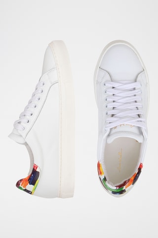 Baskets en cuir Orena - Blanc et multicolore