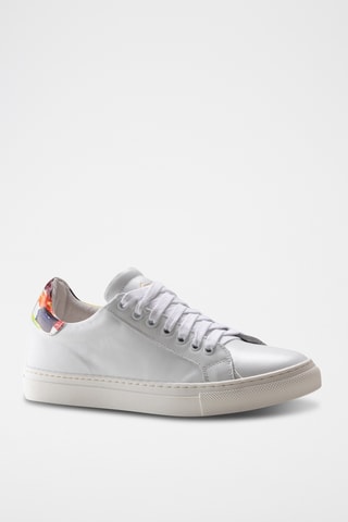Baskets en cuir Orena - Blanc et multicolore