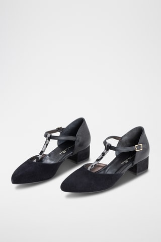 Salomés en cuir Laerta - Noir