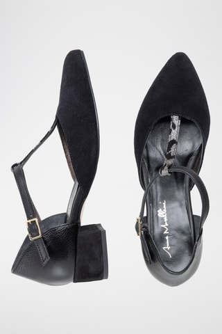 Salomés en cuir Laerta - Noir