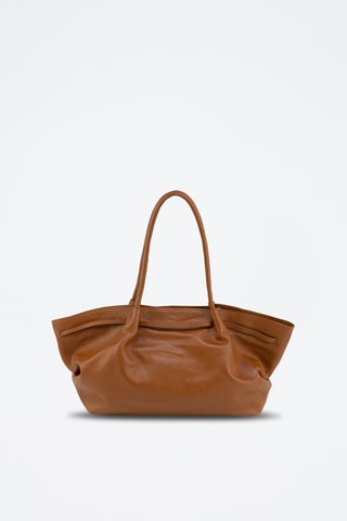 Cabas en cuir Mellara - Marron