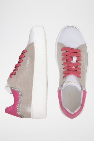 Baskets en cuir Emina - Fuchsia