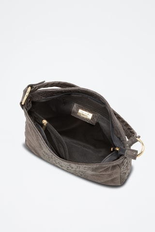 Sac porté épaule en cuir Linda - Noir