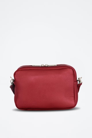 Sac bandoulière en cuir Erminia - Anna Morellini - Bordeaux