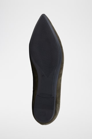 Ballerines en cuir Melvita - Vert