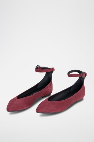 Ballerines en cuir Ganiletta - Bordeaux