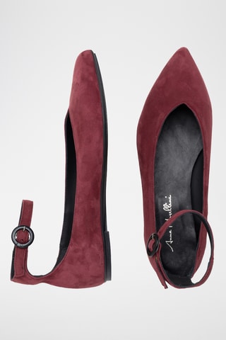 Ballerines en cuir Ganiletta - Bordeaux