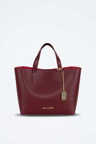 Sac à main en cuir Spring Summer 2026 - Bordeaux