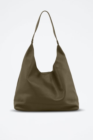 Sac porté épaule en cuir Briana - Vert