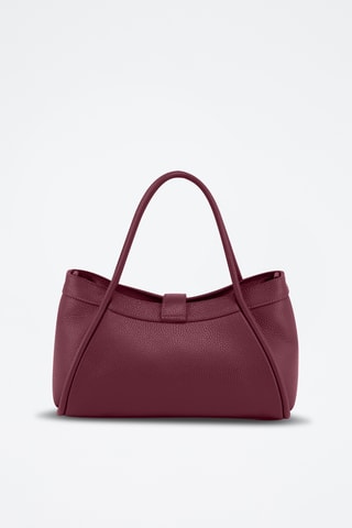 Sac à main en cuir Pidia - Bordeaux