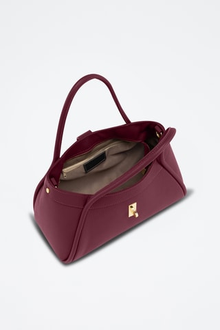 Sac à main en cuir Pidia - Bordeaux