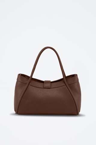 Sac à main en cuir Pidia - Marron
