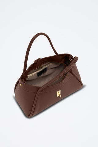 Sac à main en cuir Pidia - Marron