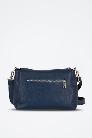 Sac bandoulière en cuir Melfi - Bleu