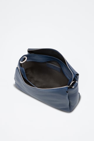 Sac bandoulière en cuir Melfi - Bleu