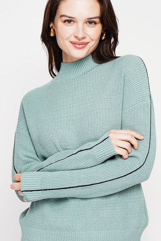 Pull oversize - Vert d'eau