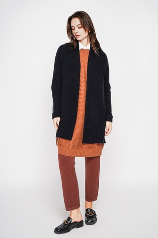 Gilet long - Noir