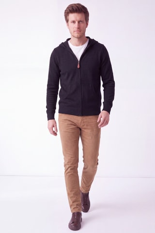Gilet à capuche - Noir