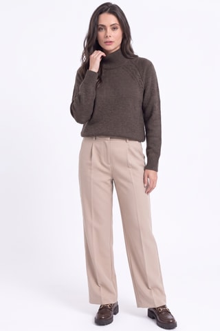 Pull en laine - Marron clair