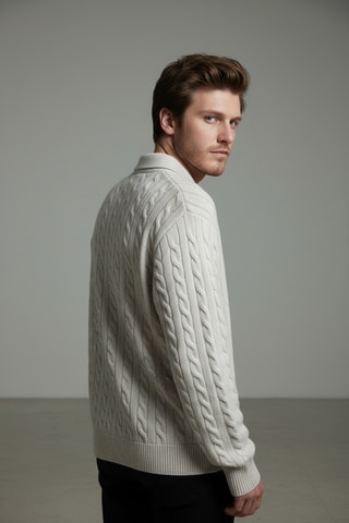 Pull en laine - Écru