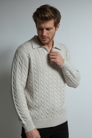 Pull en laine - Écru