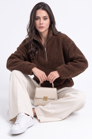 Pull en laine - Marron clair