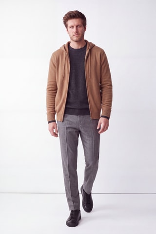 Gilet à capuche - Camel