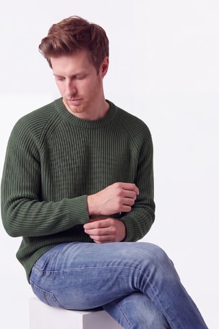 Pull en laine - Kaki