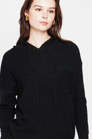 Pull à capuche - Noir