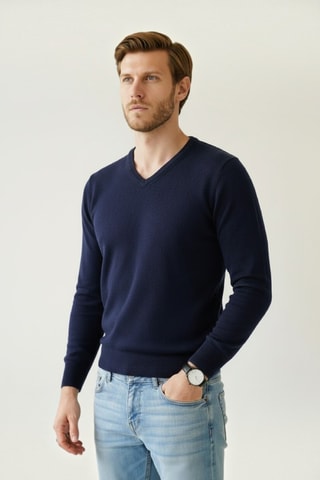Pull - Bleu foncé