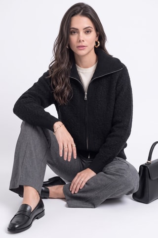 Gilet en laine - Noir