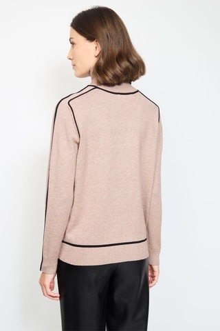 Pull - Beige et noir