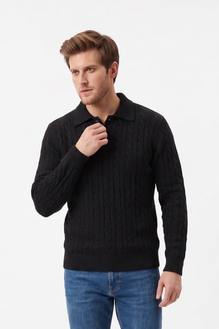 Pull en laine - Noir