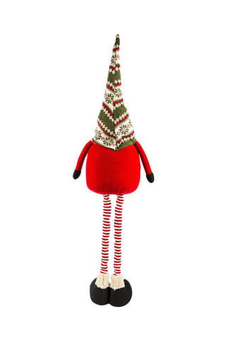 Kerstkabouter - Rood en donkergroen
