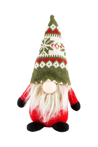 Kerstkabouter - Rood en olijfgroen