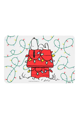 6 Placemats Snoopy Snoopy and The Peanuts - 43 x 28,5 x 0,6 cm - Wit, rood en groen
