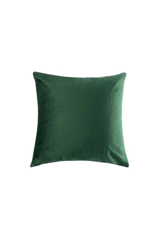 Sierkussen Green Winter - 45 x 45 x 16 cm - Zwart, groen en beige