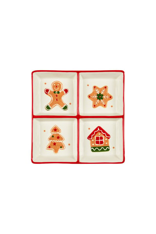 Keramisch Dienblad Ginger - 20 x 20 x 3 cm