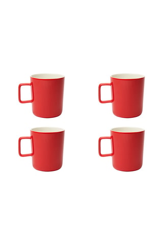 4 Porseleinen Mokken Nordic Trendy - 32 cl