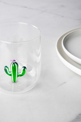 4 Borosilicaatglazen Glazen Green Winter - 45 cl