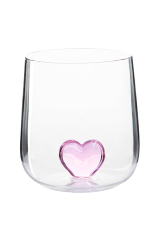 4 Borosilicaatglazen Glazen Inside Cuore - 45 cl
