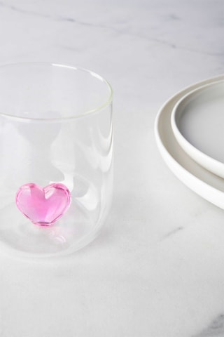 4 Borosilicaatglazen Glazen Inside Cuore - 45 cl